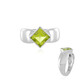 Arizona Peridot Silver Ring