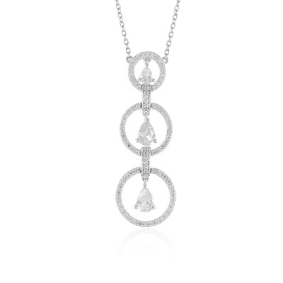 Zircon Silver Necklace