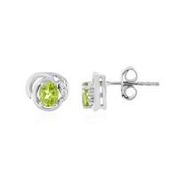 Peridot Silver Earrings