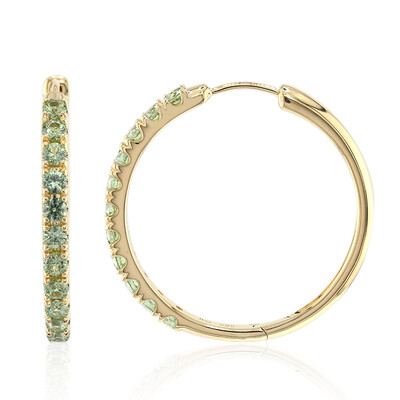 14K Madagascan Demantoid Gold Earrings (John Ferry)