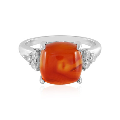 Carnelian Silver Ring