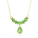 Tsavorite Silver Necklace