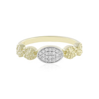 9K Flawless (F) Diamond Gold Ring (LUCENT DIAMONDS)