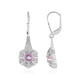 Kunzite Silver Earrings