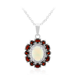 Welo Opal Silver Necklace