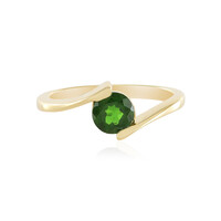 Russian Diopside Silver Ring