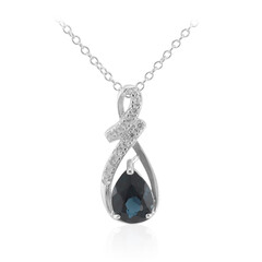 London Blue Topaz Silver Necklace