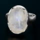 Bihar rainbow moonstone Silver Ring