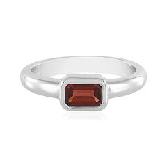 Mozambique Garnet Silver Ring