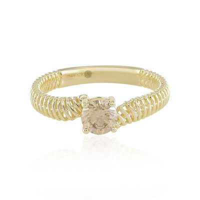 9K I2 Champagne Diamond Gold Ring (Ornaments by de Melo)