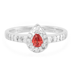 Tanzanian Ruby Silver Ring