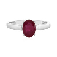 Madagascar Ruby Silver Ring