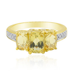 9K Heliodore Gold Ring