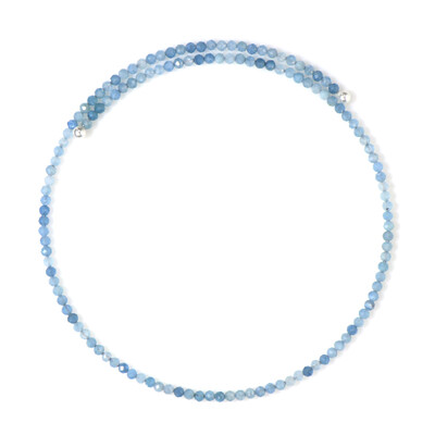 Brazilian Aquamarine Steel Choker (Riya)