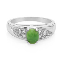 Imperial Chrysoprase Silver Ring