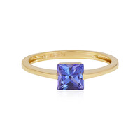 9K AAA Tanzanite Gold Ring