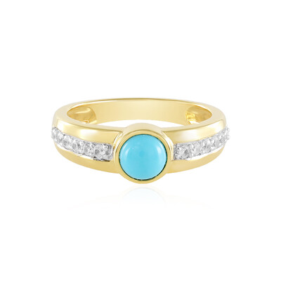 Sleeping Beauty Turquoise Silver Ring