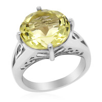 Ouro Verde Quartz Silver Ring