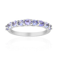 Tanzanite Silver Ring