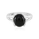 Black Onyx Silver Ring