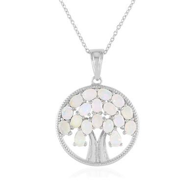 Welo Opal Silver Necklace