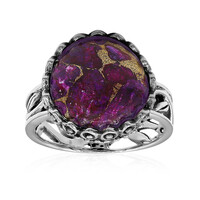 Kingman Purple Mojave Turquoise Silver Ring (Art of Nature)