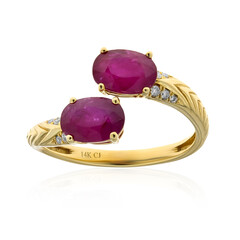 14K Mozambique Ruby Gold Ring (CIRARI)