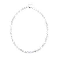 Mother of Pearl Silver Necklace