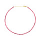 Nigerian Pink Tourmaline Silver Necklace