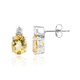 Citrine Silver Earrings