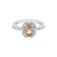 Canary Zircon Silver Ring