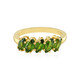 Russian Diopside Silver Ring