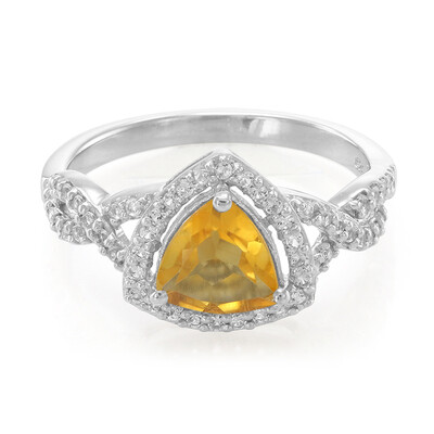 Citrine Silver Ring