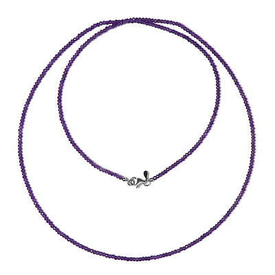 Amethyst Silver Necklace