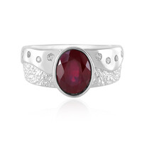 Madagascar Ruby Silver Ring (de Melo)