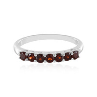 Mozambique Garnet Silver Ring