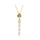 White Freshwater Pearl Silver Necklace (Joias do Paraíso)