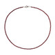 Mozambique Garnet Silver Necklace