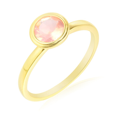 Rose Quartz Silver Ring