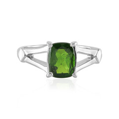 Russian Diopside Silver Ring