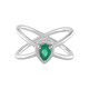 Green Onyx Silver Ring