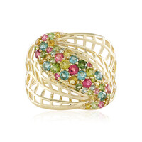 9K Brazilian Pink Tourmaline Gold Ring (Ornaments by de Melo)