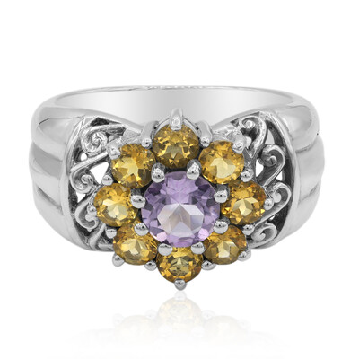 Amethyst Silver Ring