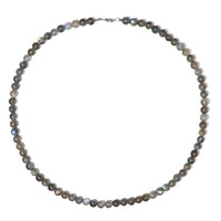 Labradorite Silver Necklace