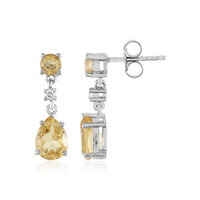 Citrine Silver Earrings