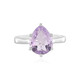 Rose de France Amethyst Silver Ring