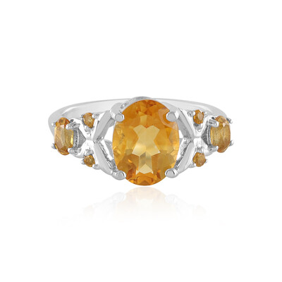 Citrine Silver Ring