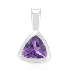 Zambian Amethyst Silver Pendant