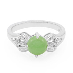 Imperial Chrysoprase Silver Ring