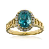 14K Ratanakiri Zircon Gold Ring (CIRARI)